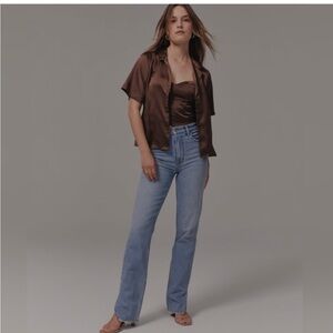 Abercrombie & Fitch Ultra High Rise 90s Straight Jean
